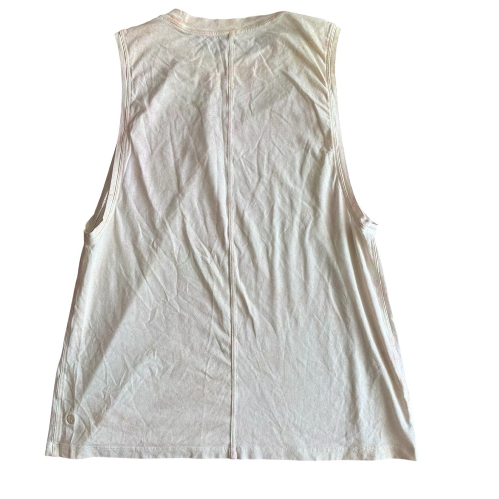 Lululemon Women’s Size 6 All Yours Muscle Tank Top Cirrus Wash Orange Pink - Picture 2 of 2